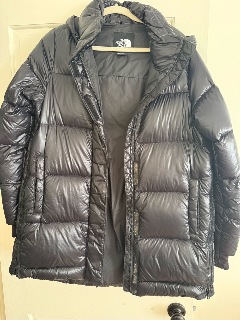 The North Face Women’s Black Shiny Puffer Jacket